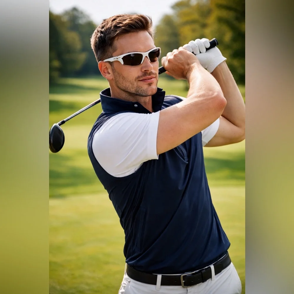 Callaway Men's White Sport 104 Neox Transitions SolFX Sunglasses Like New